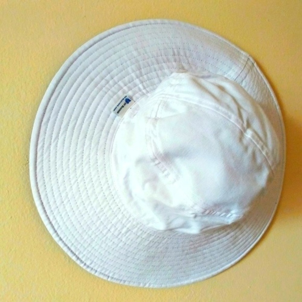 UV-Blocker Women's Reversible Cotton Sun Hat UPF 50+ Black & White Size Small